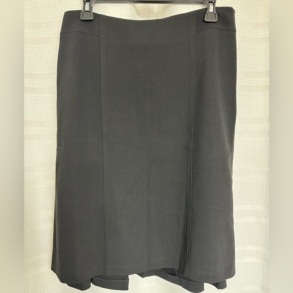 Ann Taylor Black Wool Blend Skirt – Size 8